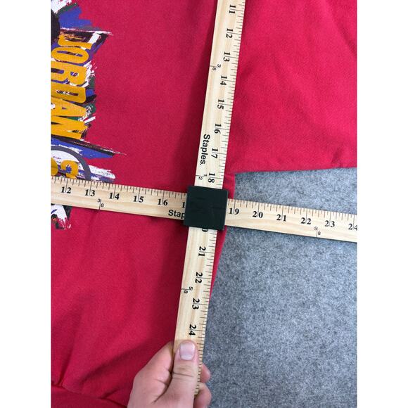 VTG 90s Nike Air Jordan #23 Basketball Sweatshirt Boy Youth Large Sportswear USA - Picture 7 of 7